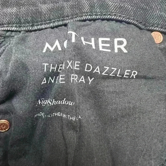 Mother The Pixie Dazzler Ankle Fray in Night Shadow Size 25 - Picture 9 of 12